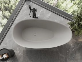 Mexen Milano wanna wolnostojąca z konglomeratu 150 x 82 cm, beton mat - 57301508561