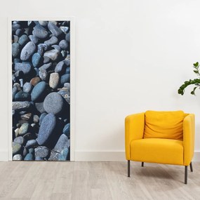 Fototapeta na drzwi - Kamyki plażowe (95x205cm)