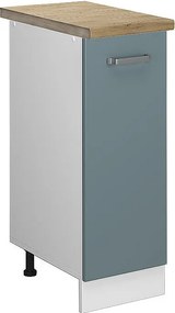 Szafka apteczna niebiesko-szary 30x60x81.6 r-line