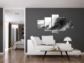 Obraz - Malowanie fal (125x70 cm)