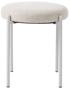 Kremowy metalowy stołek Pelican – Unique Furniture