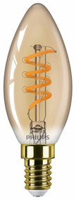 Żarówka Philips LED E14 B35 2,5W (15W) 1800Kściemnialna, bursztynowa