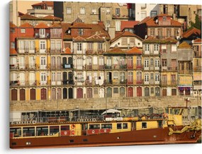 Obraz - Dzielnica Waterfront, Portugalia (70x50 cm)