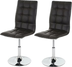 Krzesło do jadalni MCW-C41 (zestaw 2 szt.),  brązowe