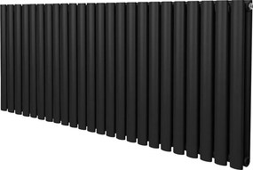 Grzejnik kolumnowy owalny – 600 mm x 1440 mm – czarny