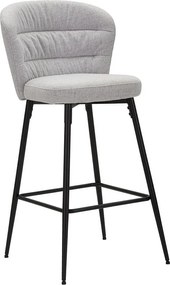 Zestaw 2 wysokich stołków VKH432, Szary, 52x59x108 cm, Kendra Home