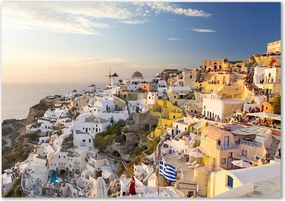 Foto obraz szklany Santorini Grecja