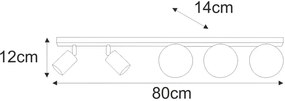 Lampa na listwie beżowa nowoczesna K6-A99