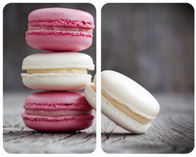Szklane płyty ochronne MACARONS na kuchenkę – 2 sztuki, WENKO