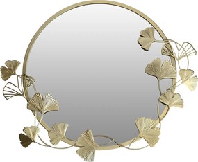 Okrągłe lustro ścienne z ozdobną ramą SOL, Ø 50 cm