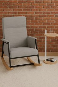 Minimalistyczny stolik pomocniczny dąb sonoma + biały L1-E95