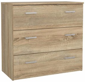 Komoda GARBO 3, dąb sonoma