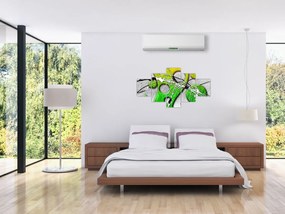 Abstrakcyjny obraz (125x70 cm)