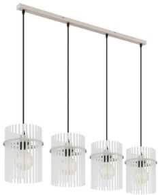 Globo 15698-4HB - Żyrandol na lince GORLEY 4xE27/60W/230V