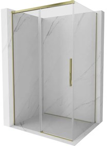 Mexen Rox kabina prysznicowa rozsuwana 100 x 95 cm, transparent, złota - 8C2-100-095-50-00