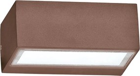 Ideal Lux - Kinkiet zewnętrzny TWIN 1xG9/28W/230V IP44 brązowy