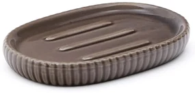 Ciemnobrązowa ceramiczna mydelniczka Selime – Kave Home