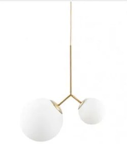 Lampa wisząca, białe kule - White Ball Hromo