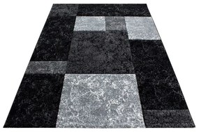 Dywan nowoczesny Hawaii czarno-szary 240 cm x 340 cm