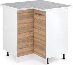 Szafka narożna sonoma 75.6x60x81.6 r-line