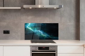 Panel szklany do Kuchni Elektryzująca Głębia Fraktali