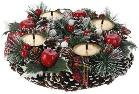 Wieniec adwentowy Pine, 27 x 8 cm