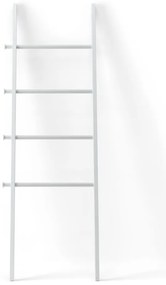 Biała drabina dekoracyjna z drewna topolowego Leana – Umbra
