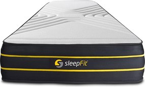 Materac ULTRA 90x210cm, Grubosc : 26 cm, Pianka z pamiecia ksztaltu i mikro sprezyny kieszeniowe, Zrównowazony, 7 strefy komfortu