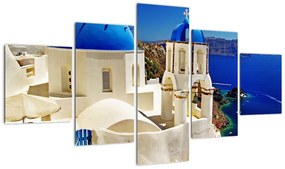 Obraz - Santorini, Grecja (125x70 cm)