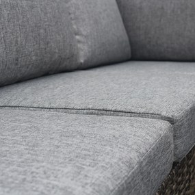 Zestaw mebli ogrodowych z technorattanu Margot popiel PATIO