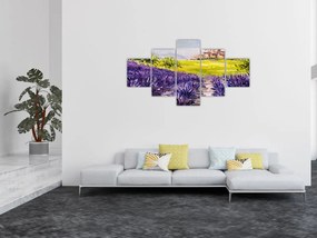 Obraz - Prowansja, Francja, malarstwo olejne (125x70 cm)