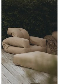 Beżowy fotel rozkładany odpowiedni na zewnątrz Karup Design OUT™ Hippo Beige