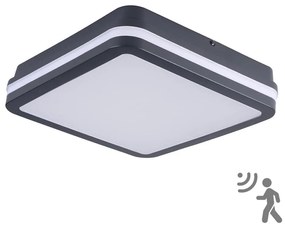 Kanlux 33347 - LED Oświetlenie zewnętrzne z czujnikiem BENO LED/24W/230V IP54 szare