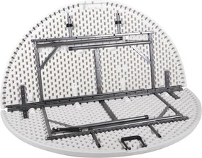 Składany stół ogrodowy kempingowy okrągły