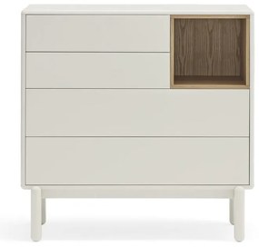 Kremowa komoda 90x90x40 cm Corvo – Teulat