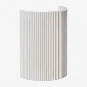 Kinkiet Ścienny Z Betonu Yuca Kremowa Tapioca - Sklum