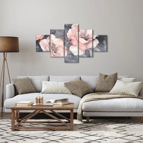 Obraz - Szkic kwiatów (125x70 cm)