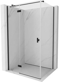 Mexen Mist H T kabina prysznicowa uchylna lewa 95 x 85 cm, transparent, czarna - 8A5T-095-085-70-00-L