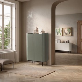 Zielona szafka 100x140x40 cm Willa – MOME