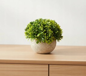 Sztuczna Trawka W Okrągłej Doniczce 12 Cm Zielona Dekoracja Do Domu Biura