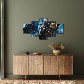 Obraz - Krople atramentu (125x70 cm)