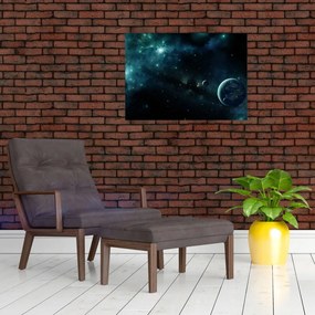 Obraz - Życie w kosmosie (70x50 cm)
