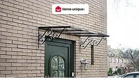 Zadaszenie AMBAN z aluminium w stylu romantycznym – 150 × 80 cm