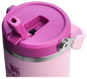 Różowy termos 890 ml IceFlow Flip Straw 2.0 – Stanley