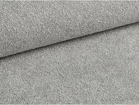 Szare tapicerowane łóżko dwuosobowe ze schowkiem ze stelażem 140x200 cm Eric – Micadoni