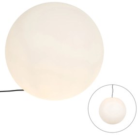 Zewnetrzna Nowoczesna lampa zewnętrzna biała 56 cm IP65 - Nura Nowoczesny Oswietlenie zewnetrzne