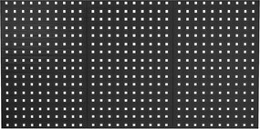 Ścienna tablica narzędziowa Paula All Black 120x1x60 cm czarna