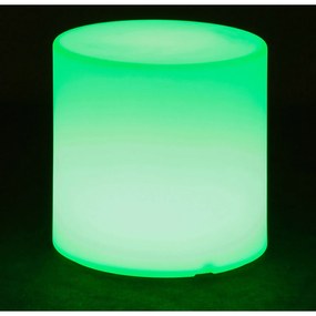 Podświetlany stołek/taboret LED, 40x40x40 cm