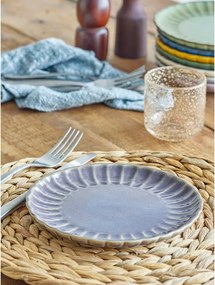 Ciemnofioletowy kamionkowy talerz deserowy ø 20 cm Latina – Bloomingville