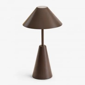 Bezprzewodowa Lampa Stołowa Led Z Żelaza Alexis Chocolate - Sklum